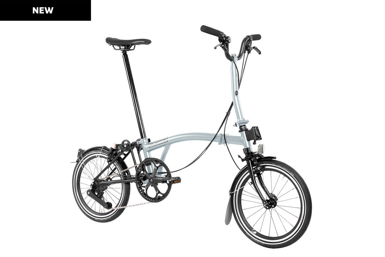 Brompton P Line Urban Lunar Ice 12 Speed – B-Spokes